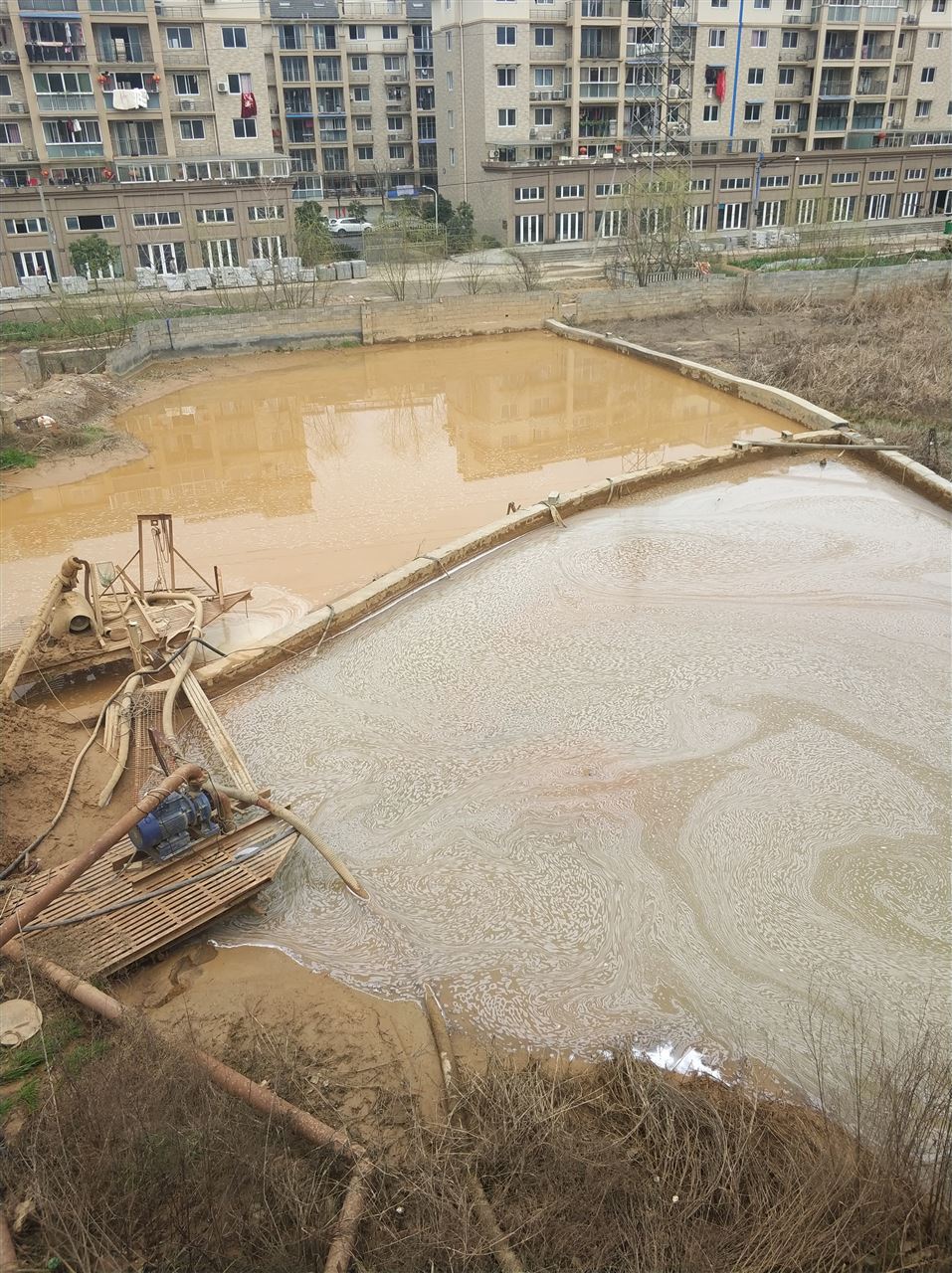 邻水沉淀池淤泥清理-厂区废水池淤泥清淤