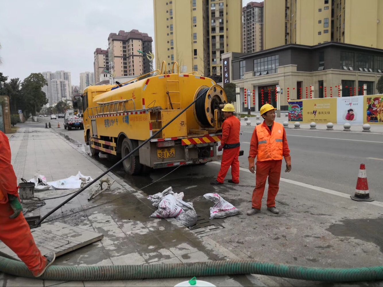 邻水排污管道清淤-管道清洗